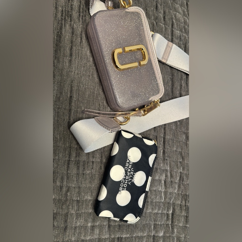 Marc Jacobs The Jelly Snapshot bag with Polka dot Pouch and Gold accents